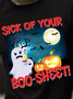Lilicloth X Hynek Rajtr Sick Of Your Boo-Sheet Men's Halloween T-Shirt