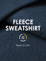 Men U.S. Flag Deer Pattern Fleece Casual Sweatshirt
