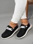 Casual Light Ethnic Pattern Lace-Up Sneakers