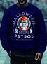 Men Halloween Gnome Patrol Casual Sweatshirt