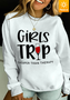 Girls Trip 2022 Fleece Women Simple Crew Neck Sweatshirts