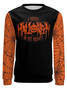 Men's Spider Web Halloween Crew Neck Sweatshirt