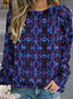 Lilicloth X Paula Texture Darker Pattern Women's Sweatshirts