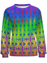 Lilicloth X Paula Rainbow Texture Women's Sweatshirts