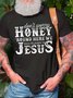 Men Don’t Worry Leave The Judgin To Jesus Text Letters Fit T-Shirt