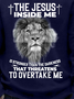 Men Jesus Inside Me That Threatens To Overtake Me Casual Sweatshirt