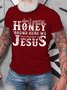 Men Don’t Worry Leave The Judgin To Jesus Text Letters Fit T-Shirt