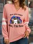 Lilicloth X Paula Are You Cold No I'm Fine With Arctic Fox Women's Long Sleeve T-Shirt