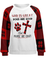 God Is Great Dog Is Good Cotton Crew Neck Animal Casual Sweatshirts
