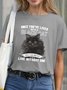 Once You've With A Black Cat You Can Never Live Without One Women's T-Shirt