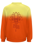 Lilicloth X Paula Orange And Yellow Lotus Women's Sweatshirts