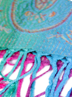 Ethnic Jacquard Colorful Ethnic Pattern Long Scarf Shawl Scarf Dual Use