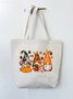Pumpkin Gonme Halloween Graphic Shopping Totes