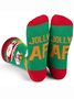 Wish You A Merry Christmas Over The Calf Socks