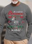 Men All I Want For Christmas Is A Donkey Casual Cotton Tops