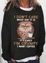 womens funny Letters Owl Its Early Im Grumpy Sweatshirts