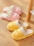 Warm Waterproof Removable and Washable Cotton Slippers