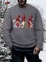 Men's Christmas Gnome Loose Crew Neck Sweatshirt