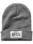 Let Your Soul Shine Daisy Graphic Beanie Hat