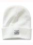 Of Course I Talk To Myself Sometimes I Need Expert Advice Funny Text Letter Beanie Hat