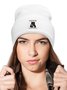 Let Me Check My Giveashitometer Funny Cat Graphic Beanie Hat