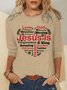 Women Jesus Word Bible Quotes Cotton-Blend Simple Long sleeve Top