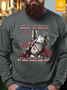 Men Some Men Are Morally Opposed To Violence They Are Protected By Men Who Are Not Fleece Text Letters Casual Sweatshirt