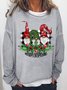 Women Merry Everything Gnome Simple Sweatshirts
