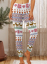 Lilicloth x Iqs Christmas Pattern Women's Tummy Control Leggings