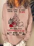 Women There Was A Girl Who Really Loved Christmas and Frenchie Casual Hoodie Sweatshirts