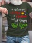 Men We Wish You A Merry Christmas And A Happy New Year Casual T-Shirt