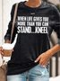 Womens Funny Casual Letters Sweatshirts