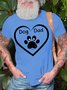 Lilicloth X Paula Dog Dad Heart Men's T-Shirt