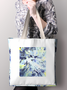 Lilicloth X Kat8lyst Abstract Painting Shopping Totes
