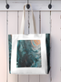 Lilicloth X Kat8lyst Abstract Painting Designer Shopping Totes