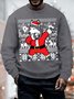 Men's Funny Christmas Ugly Husky Loose Casual Sweatshirt