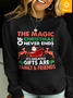 Lilicloth X Jessanjony The Magic Of Christmas Never Ends It's Greatest Gifts Are Family And Friends Women's Fleece Sweatshirt