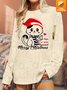 Lilicloth X Y Unisex Dear Santa I‘ve Been Purrfect Merry Christmas UV Color Changing Sweatshirt