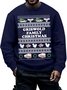 Men's Griswold Family Christmas Funny Loose Cotton-Blend Casual Sweatshirt