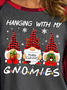 Women Hanging With My Gnomies Merry Christmas Loose Christmas Top