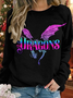 Lilicloth X Paula Dragons Women's Raglan Sleeve Sweatshirt