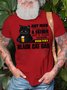 Any Man Can Be A Father But It Takes Someone Special To Be A Black Cat Dad Men's T-Shirt