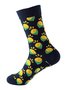 Pineapple Fruits Graphic Over The Calf Socks