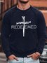 Men's Redeemed Religion Casual Text Letters Loose Sweatshirt