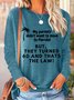 Lilicloth X Kat8lyst My Parents Didn't Want To Move To Florida But They Turned 60 And Thats The Law Women's Long Sleeve T-Shirt