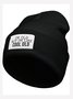 I'm Old But I'm Like Cool Old Funny Text Letter Beanie Hat