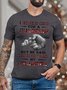 Men's I Asked God For A Guardian But He Said I Already Had My Grandpa Fit Cotton Casual T-shirt