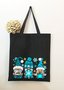 Christmas Gnome Graphic Shopping Tote Bag