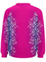 Lilicloth X Paula Pink Blue Sparkle Women's Raglan Sleeve Sweatshirt