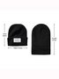 Be Real Not Perfect Text Letter Beanie Hat